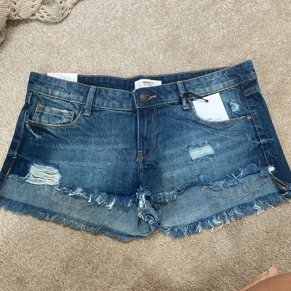 Denim shorts